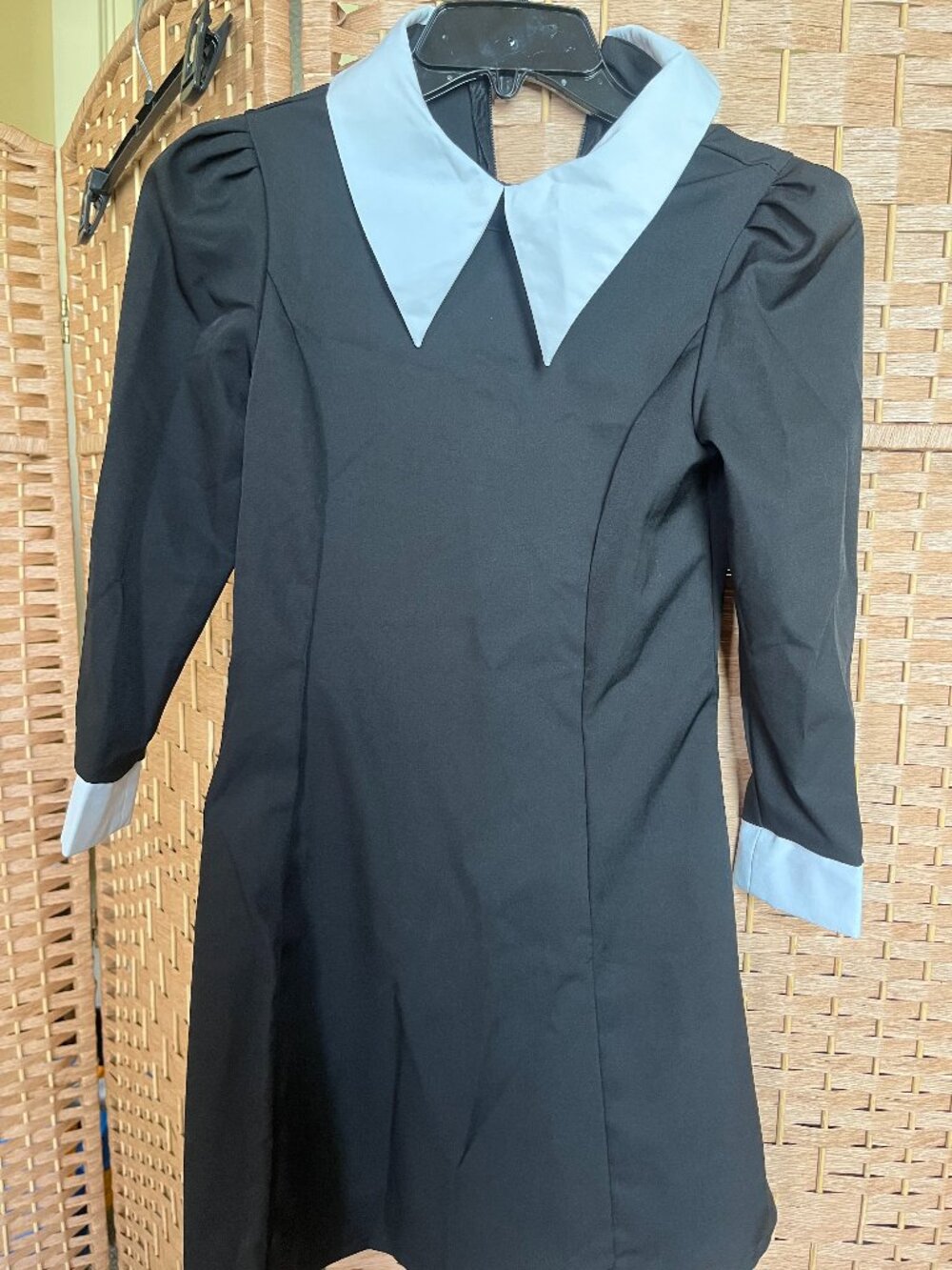 Wednesday Adams dress /wig ( girls)